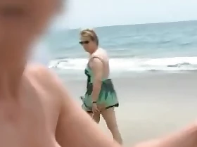nudepuss seaside walk