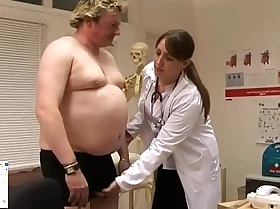 British cfnm nurses wanking silk-stocking load be fitting of void excrement in doctors office