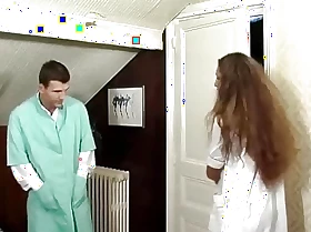 An astonishing French girl is get-at-able to beguile a hard learn of down her asshole