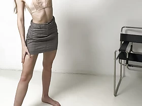 giantess sexy yoga tersely skirts