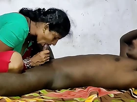 Indian Townsperson Wondrous Wife Gives Blowjob and is Fucked Enduring by Husband xlx