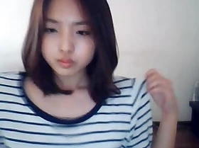 Korean nearby tight pussy is touched in the first place webcam