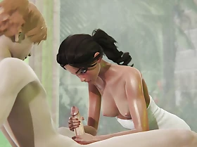 Princess Jasmine acquires crimpy Disney porn l 3D anime uncensored