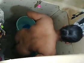 Indian desi bhabhi spy cam meagre bath
