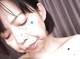 Solo Asian mature Tomomi Nakama masturbating with sex bagatelle in 4K.