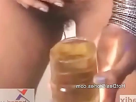 Desi girl cumswap in a glass