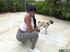 Diamond kitty gets assfucked after dog walking by sean black hat