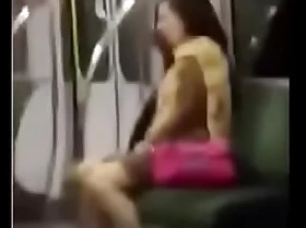 Flashporn in - chinese lady masturbate in public metro