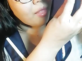 Cute Thai BBW Suck Dildo with Pleasure