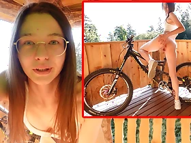 18 yo German Legal age teenager Fucks On Bike The Cunt Wet!