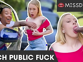 just about public sombre dude bangs white teen just about his car and aged people walk wide of chrystal sinn - missdeep com