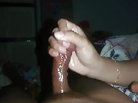 Handjob by friend wife until cum