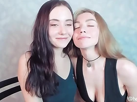 Lesbian sluts winking around