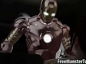 Foxy 3d brunette getting fucked hard hard by iron man1-high 2