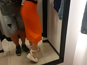 A Sexy Stranger Asked Me to become available at her in the fitting Room.
