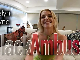 BlackAmbush - Evelyn Payne's Slit Losses its Big black cock Pornginity!