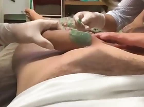 Asianmassagemaster Dot Com: 4 Hand Massage Waxing And Then Fucking The Massage Girl At Asian Remedy have recourse to