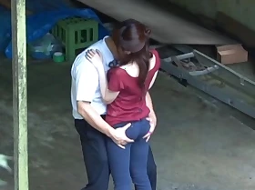Horny, coarse and filthy Oriental couple synod out and outdoor gender