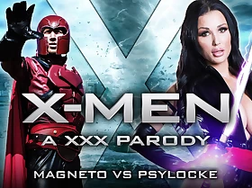 Patty Michova & Danny D in XXX-Men: Psylocke vs Magneto XXX Striptease - Brazzers