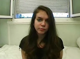 Dull french non-professional 19yo legal seniority teenager 1st anal invasion