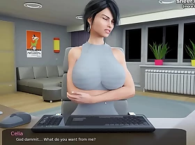 Stepsister with a big sexy ass together with huge sexy tits is over-exacting us be incumbent on spying on her l my sexiest gameplay moments l milfy city l part 3