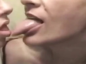 french kissing tongue