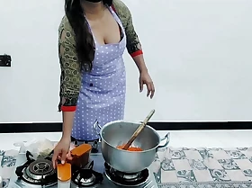 Pakistani Village Wife Drilled In Kitchen While She Is Cooking With Plain Hindi Audio
