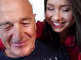 Young wife only thinks of fucking hubby elderly flannel coupled with facial cumshot cumshot