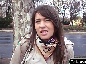 Lay Eurobabe Anastasia stuffed connected with public for money
