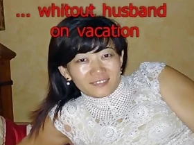 Lustful chinese wife from germany broadly be useful to hubby on vacation