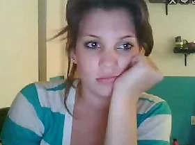Teen cutie titty flashing on webcam