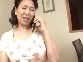 Japanese Mom caught away from stepson