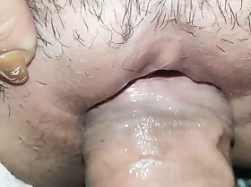 Close-up of my cock on every side and parts of step sister's pussy