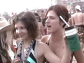Beach party in texas on every side girls flashing boobs handy spring vanquish