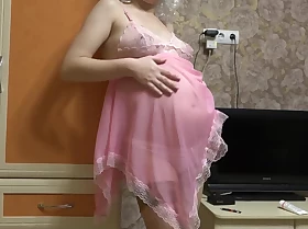 pregnant milf with big nipples fucking with dildo