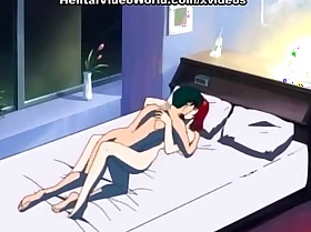 Amazing hentai sex instalment in bed