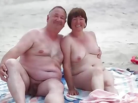 BBW Matures Grannies and Couples Living get under one's Nudist Learning