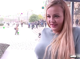 Amercement blonde candy alexa first time shacking up in public