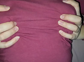 Big juicy tits with a tight shirt
