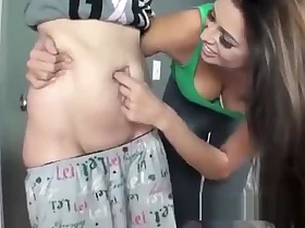 Double navel tickle