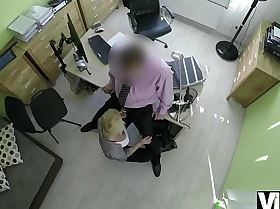 Vip4k magnificent lass swallows load of shit and gets gangbanged surrounding office