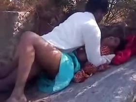 Adorable mating bhabi gets crammed far down outdoors