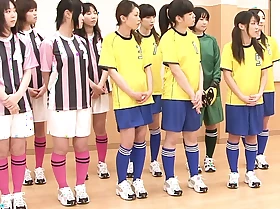Sex not susceptible the girls soccer team in Japan with older men, Blowjob, hairy pussy, Teen+18, dildo fucking, Amateur Sex