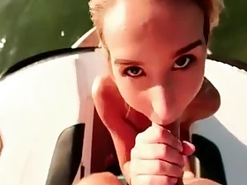 Sugar Daddy Pulverizes a Perfect Blonde on a Boat