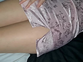 Sexy pink floral skirt for skirt enjoyers