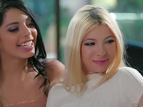 Gina Valentina, Kenzie Reeves and Cadey Mercury like around have threesomes, every once in a while