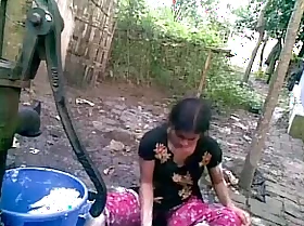 Bangla desi shameless regional friend-Nupur flushing outdoor