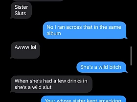 Wife teases me regarding her sisters twat sexting