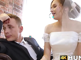 Beautiful bride fucks stranger after a long time hubby cuckolds