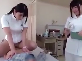 Japanese nurse gives extra be present at the patient